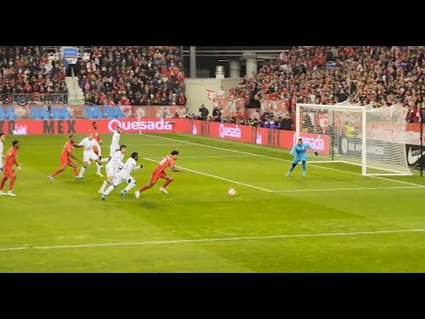Tajon Buchanan of the CANMNT vs Honduras