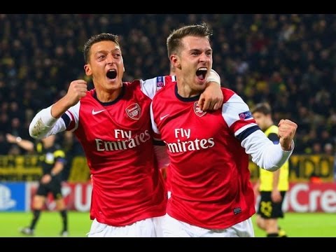 Aaron Ramsey vs Dortmund (Away) 06/11/2013 HD