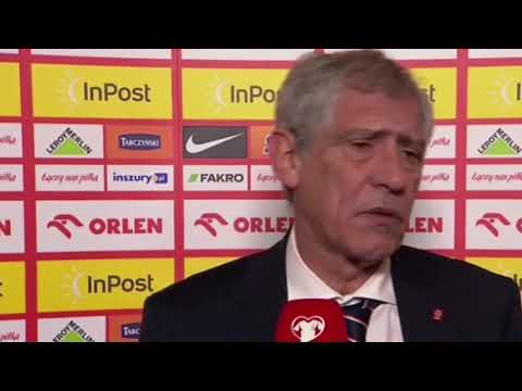 Fernando Santos wywiad po meczu Polska - Albania