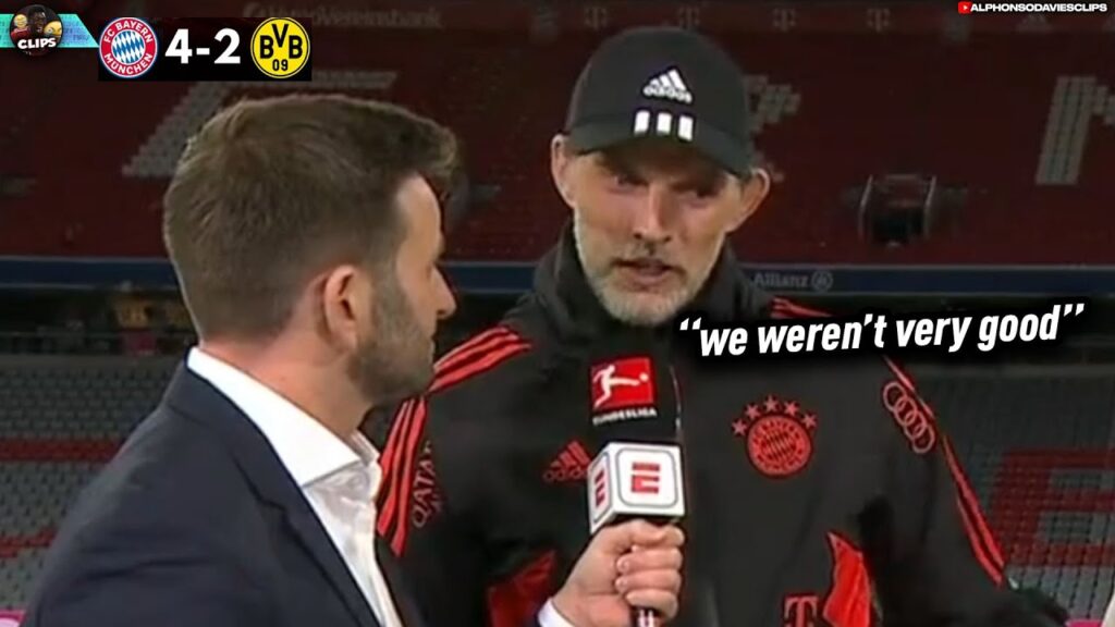 Bayern win 4-2 vs Dortmund, but Tuchel still says this...