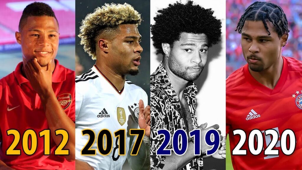 Serge Gnabry’s Hairstyles Over The Years | 2012 – 2020 | Serge Gnabry's Hairstyles Over The Years | 2012 - 2020 |