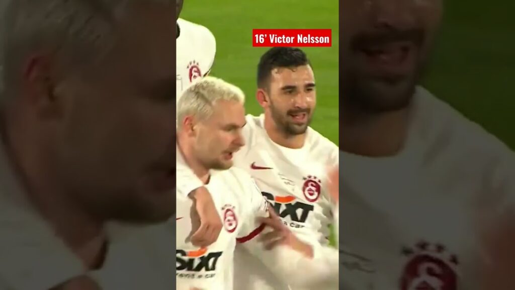 ⏱️ 16’⚽  GOL!! Victor Nelsson! 🦁 #galatasaray #gs # superlig #Turkiyekupasi #gol #özet #goller