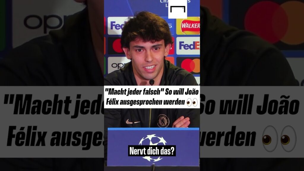 João Félix erklärt, wie er ausgesprochen wird! 😁 "So schwer ist es nicht" #shorts