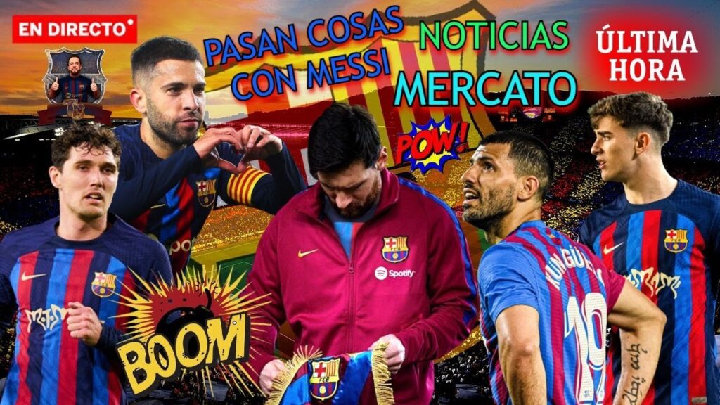 🚨 ULTIMA HORA BARÇA 💣 ¡BOMBA KUN AGUERO SOBRE MESSI! 🔥REBAJA JORDI ALBA - CHRISTENSEN KO - GAVI