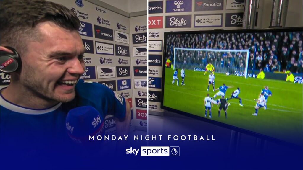 Michael Keane's hilarious reaction to his stunning equaliser! 😅🚀