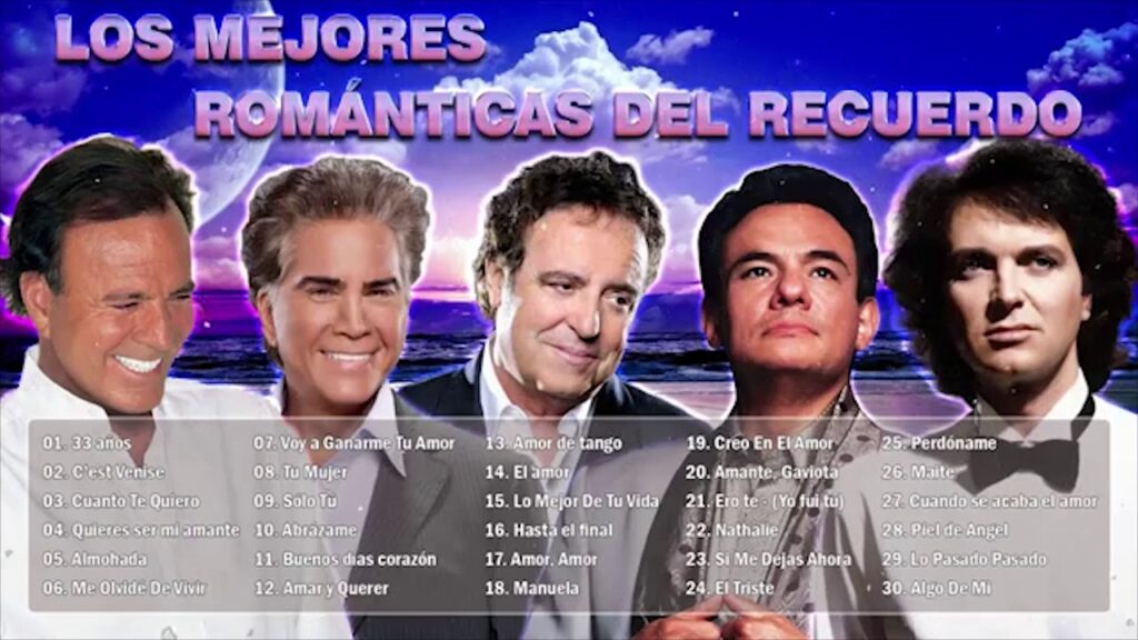 CAMILO SESTO, JOSE JOSE, JOSÉ LUIS RODRÍGUEZ, DYANGO, JULIO IGLESIAS ÉXITOS ROMÁNTICOS DEL RECUERDO
