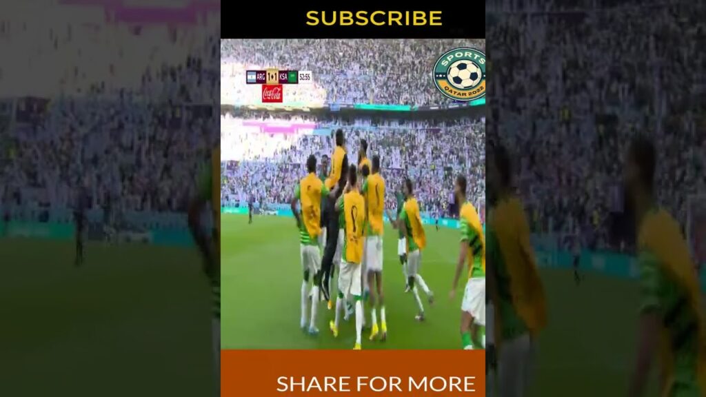 SAUDI ARABIA WINS FIRST MATCH || QATAR FOOTBALL WORLDCUP 2022