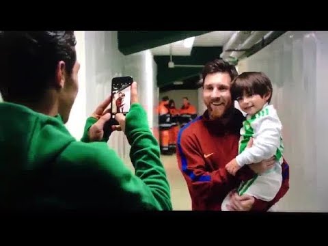 El hijo de Andrés Guardado conoce a Lionel Messi