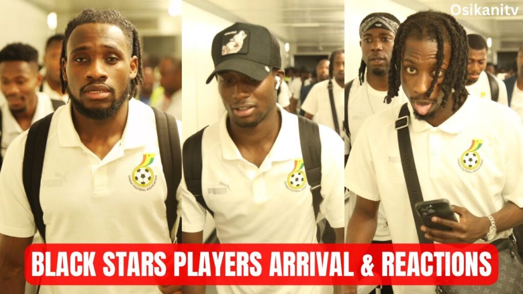 BLACK STARS ARRIVE IN GHANA FROM ANGOLA - OSMAN BUKARI, JOSEPH PAINTSIL & MAJEED ASHIMERU REACTS