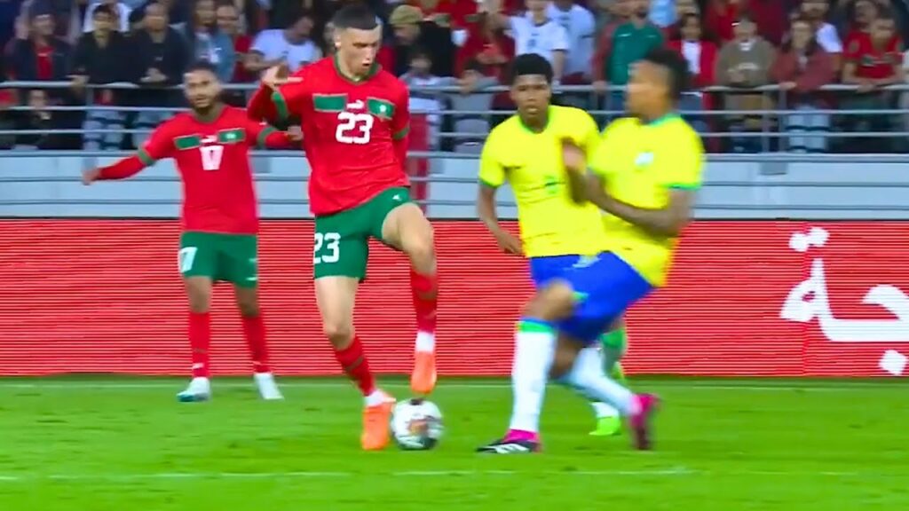 Bilal El Khannouss "Nutmeg" x Éder Militão (2023)