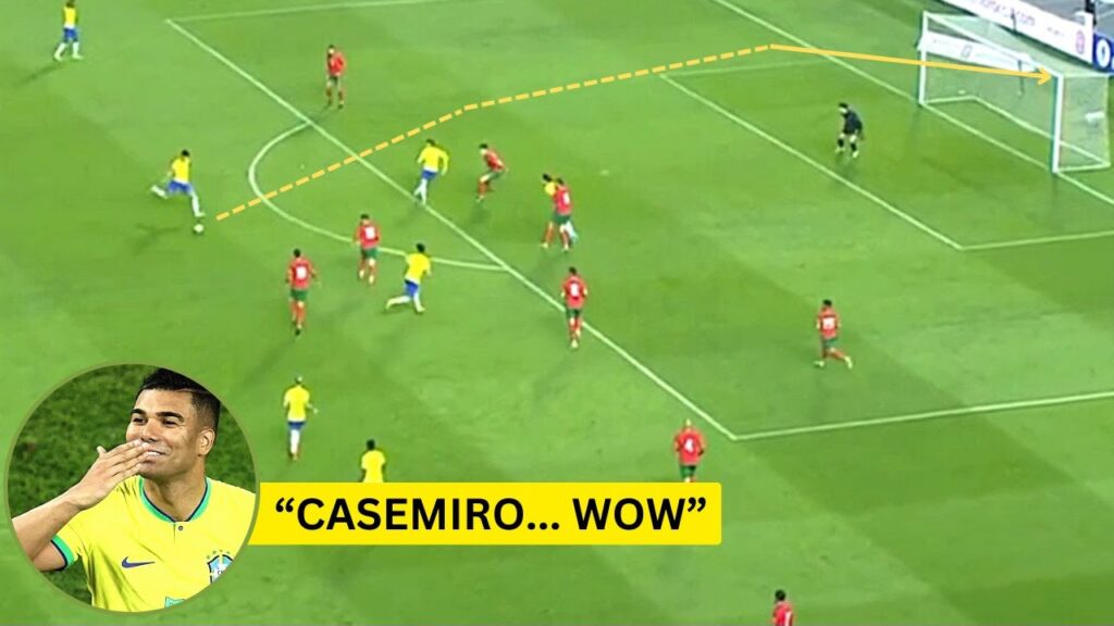 Casemiro SCORED in his first game as new Brazil captain