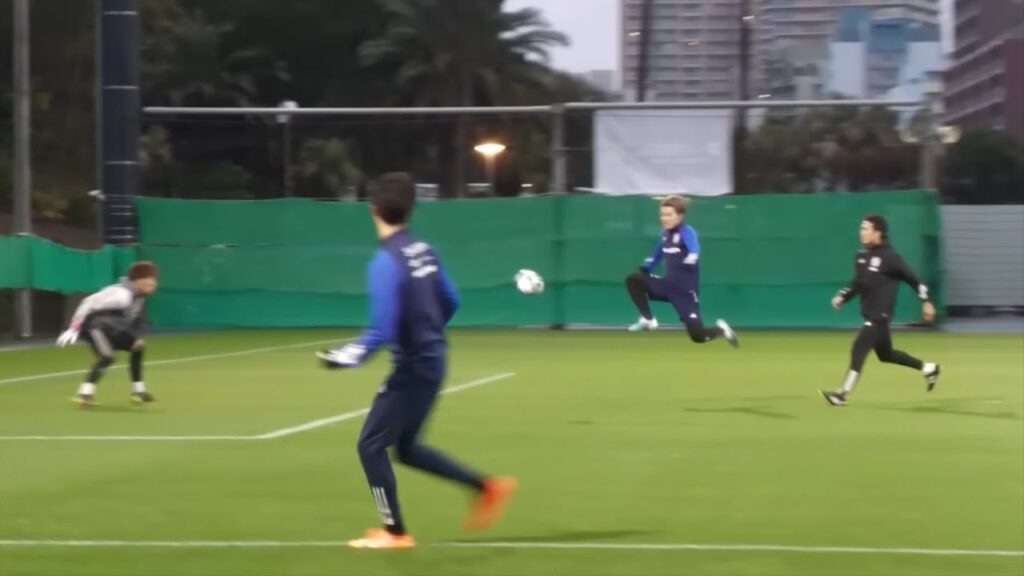 日本代表 上田綺世 シュート練習 - Japan Ayase Ueda Shooting Practice