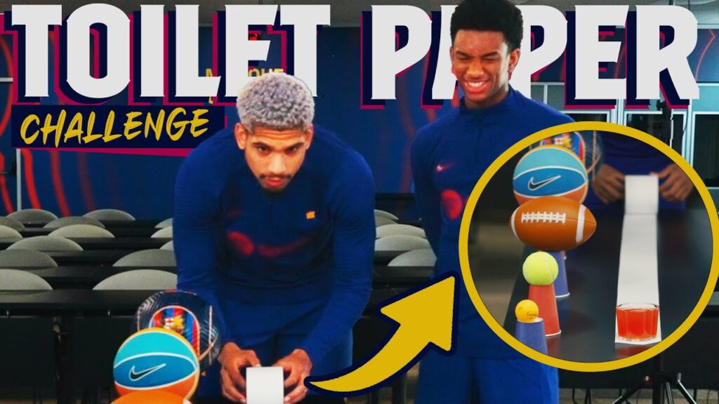 ARAUJO & BALDE face off in the TOILET PAPER CHALLENGE 🧻🤪