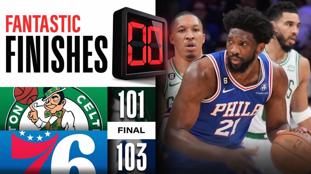 INSANE ENDING Final 1:53 Celtics vs 76ers | April 4, 2023