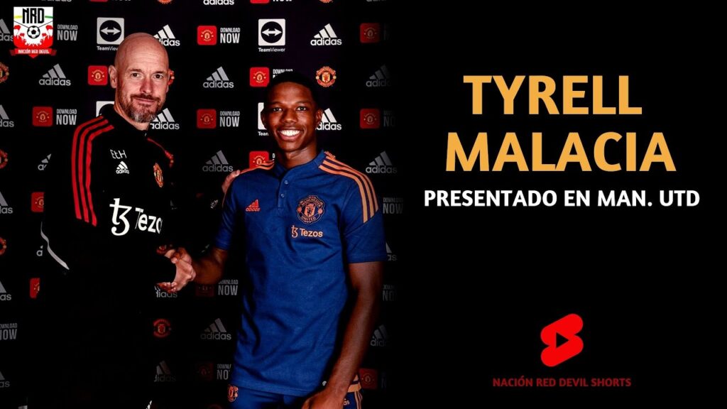 TYRELL MALACIA PRESENTADO EN MAN. UNITED PERO... CON KIT DE ENTRENAMIENTO #shorts