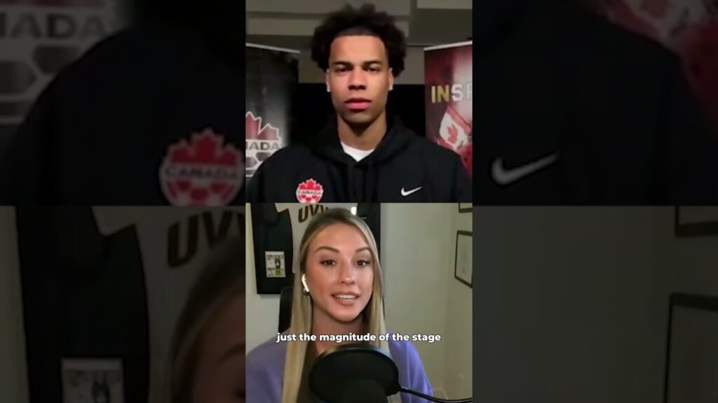 Tajon Buchanan on his iconic World Cup assist 😮‍💨 #shorts