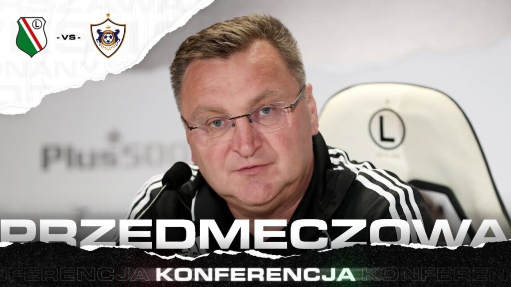 Konferencja prasowa trenera Czesława Michniewicza i Mateusza Wieteski przez meczem z Karabachem