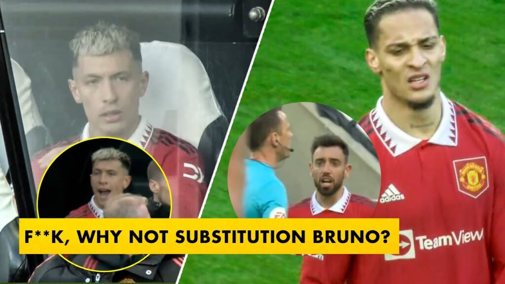 WTF Moments!!😳 Lisandro Martinez & Antony Angry after Substitution?