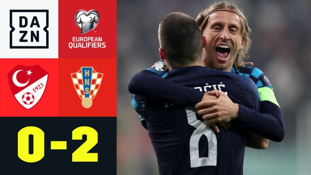 Zweimal Kovacic! Türkei verzweifelt an Kroatien: Türkei - Kroatien 0:2 | European Qualifiers | DAZN