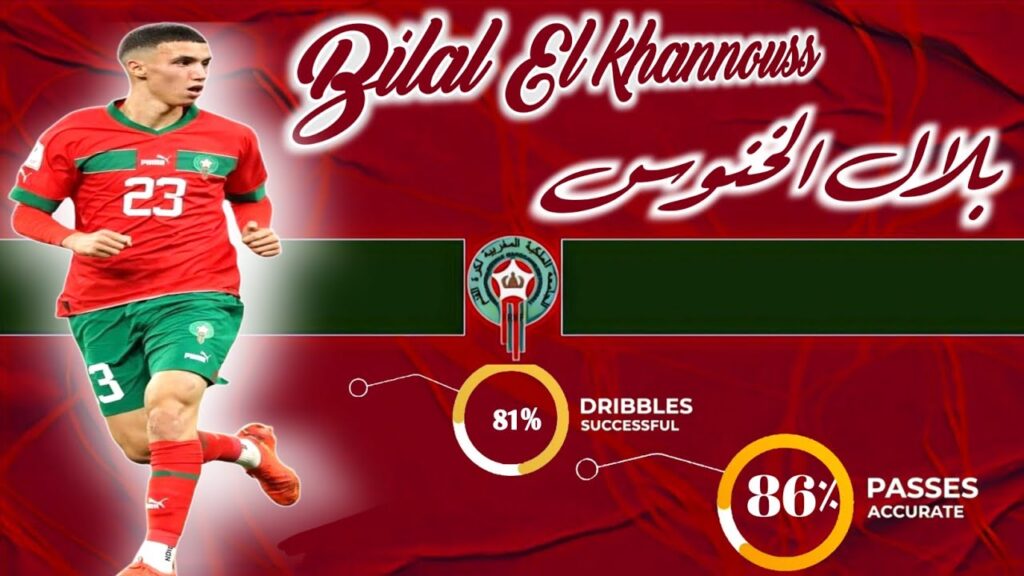 بلال الخنوس Bilal El khannouss،موهبة مغربية من رحم المعاناة