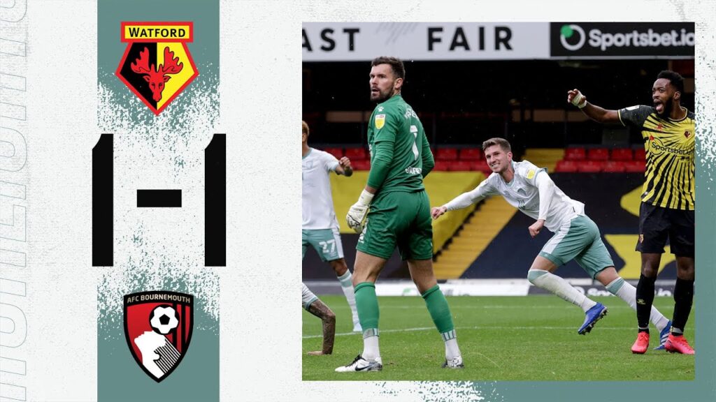 Last minute leveller 👊 | Watford 1-1 AFC Bournemouth