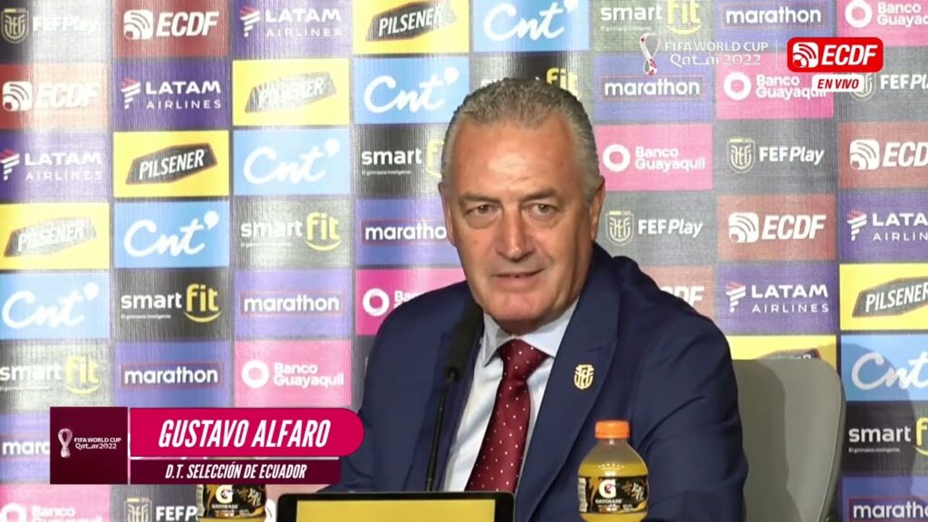 RUEDA DE PRENSA: GUSTAVO ALFARO POST PARTIDO ECUADOR VS IRAK