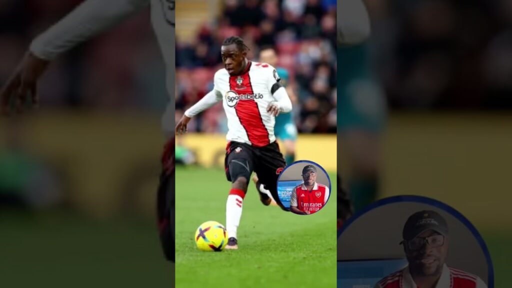 Kamaldeen Sulemana reaction to his full start for Southampton vs wolves #shorts