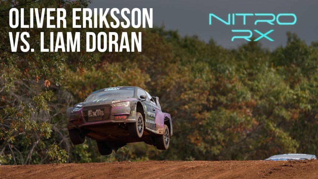Oliver Eriksson vs. Liam Doran | Nitro Rallycross Battle Bracket Round 2 Day 1