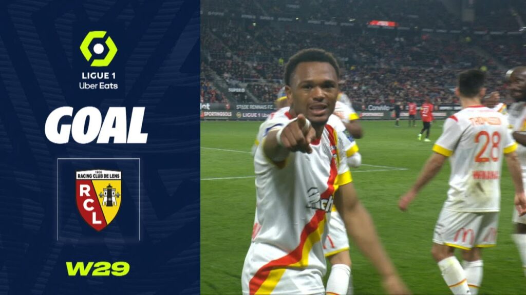 Goal Ikoma-Loïs OPENDA (31' - RCL) STADE RENNAIS FC - RC LENS (0-1) 22/23