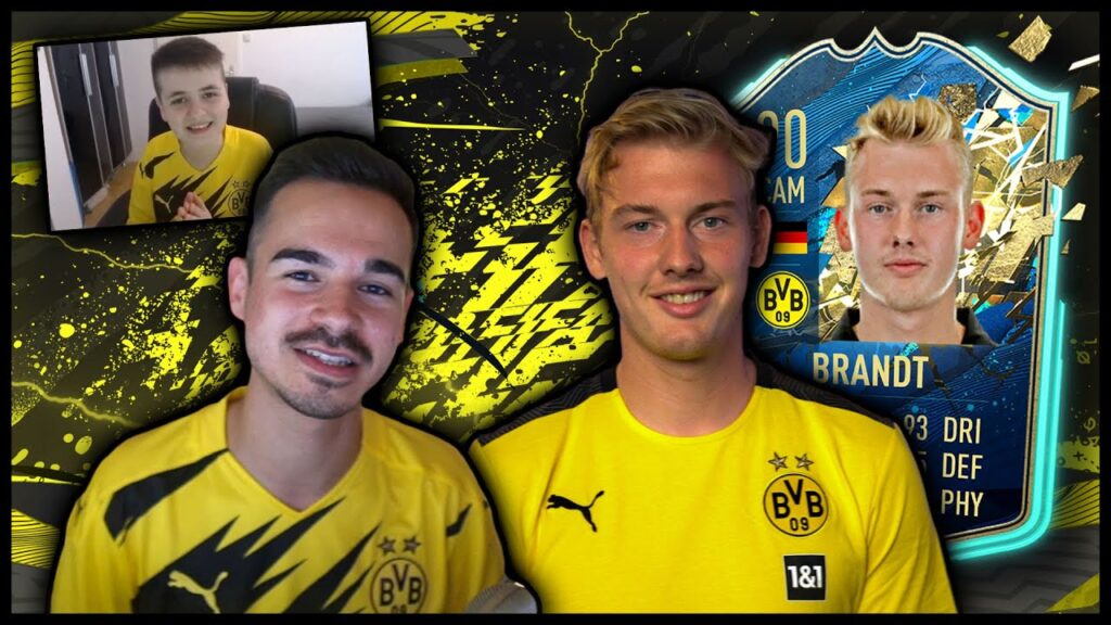 Julian Brandt rates his FUT card | Erné´s FIFA interview | BVB