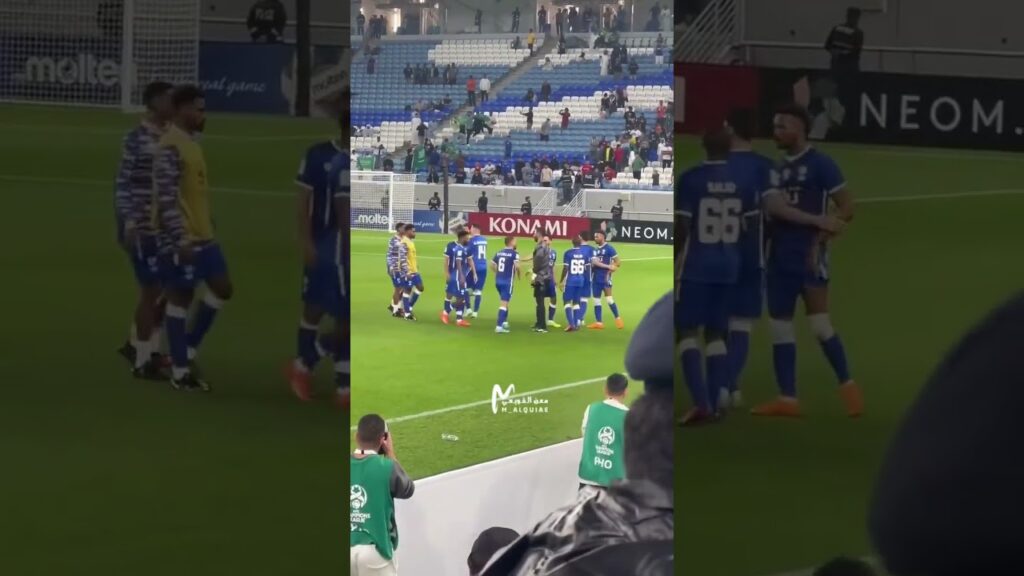 هواش بين البليهي وكويلار بعد مباراة الهلال وفولاد 🔥💙