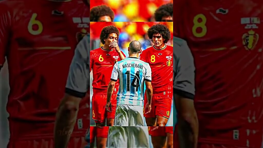 Witsel vs Mascherano😳 #argentina #belgium #shorts