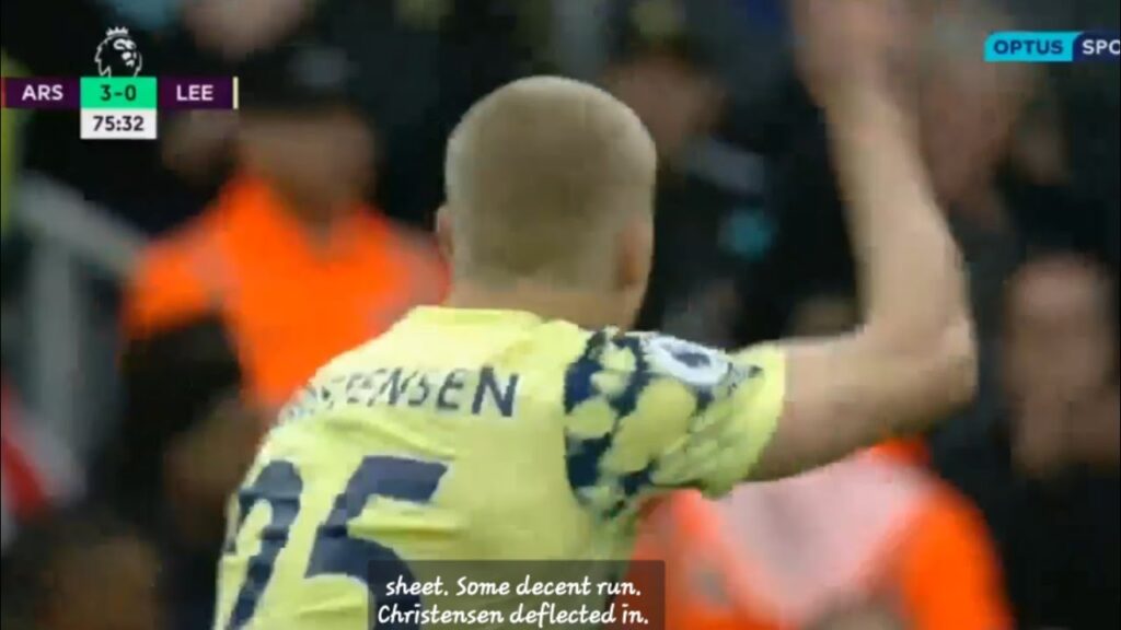 Rasmus Kristensen Goal vs Arsenal,Arsenal vs Leeds(3-1)All Goals Result and  Highlights