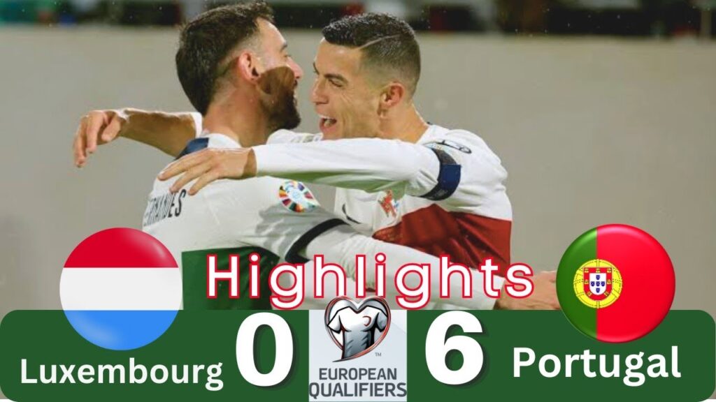 Luxembourg Vs Portugal 2023 Highlights | Euro 2024 Qualifiers