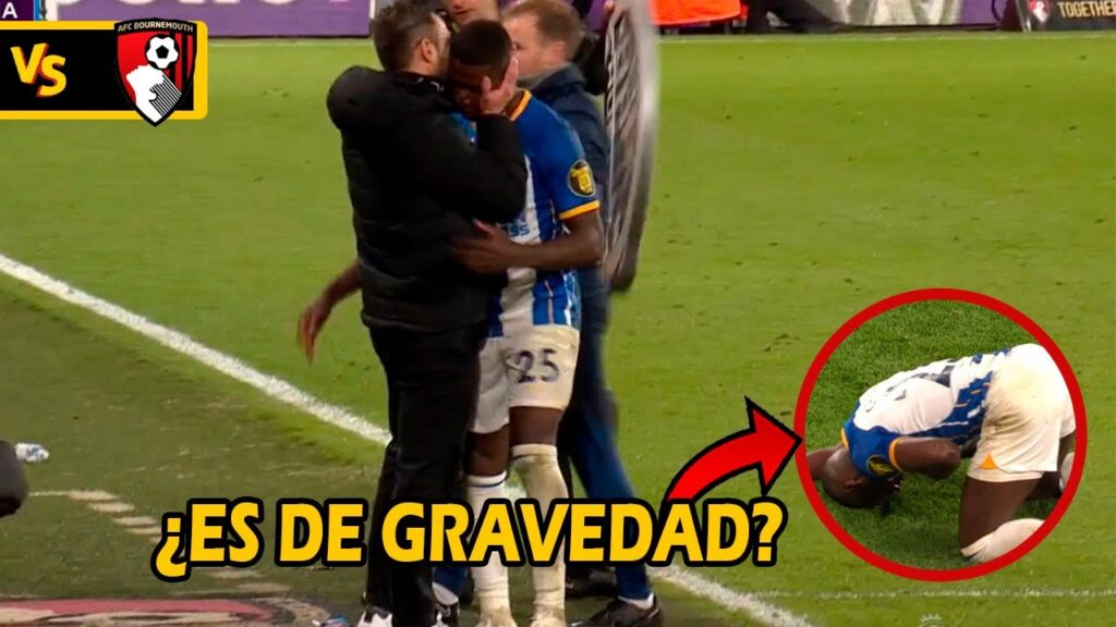 Moisés Caicedo SE VA ADOLORIDO después de una gran partido