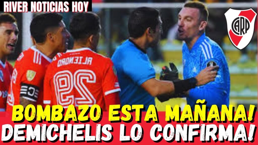 BOMBAZO! EXPLOTAR LA BOMBA! NADIE ESPERABA! ARMANI  DIO EL MENSAJE! NOTICIAS DE RIVER PLATE