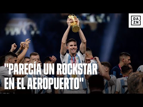 ''Parecíamos los Rolling Stones'': Juan Foyth en su llegada a Argentina tras ser campeones del mundo