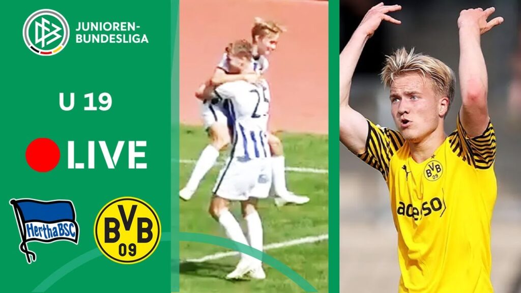LIVE 🔴 Hertha Berlin U19 - Borussia Dortmund U19 | Full Game | Semi-Final | Under-19 Bundesliga
