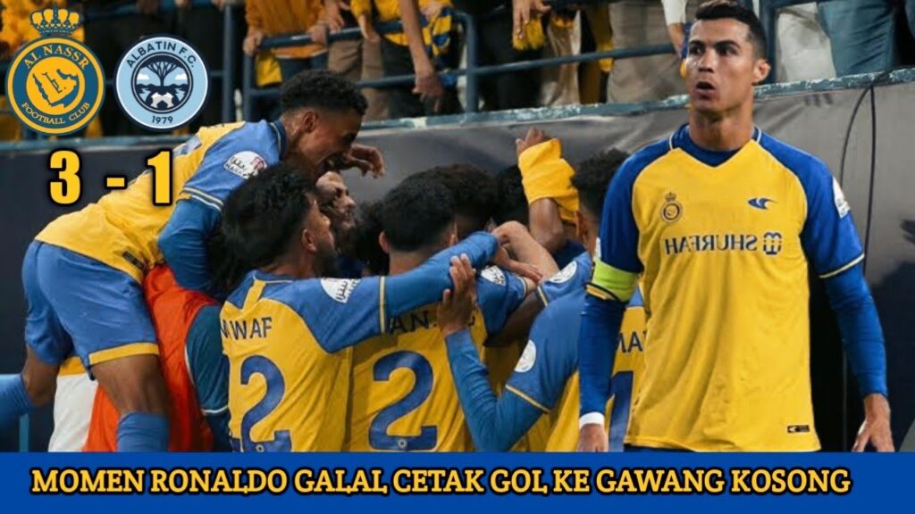 MOMENT RONALDO GAGAL CETAK GOL KE GAWANG KOSONG