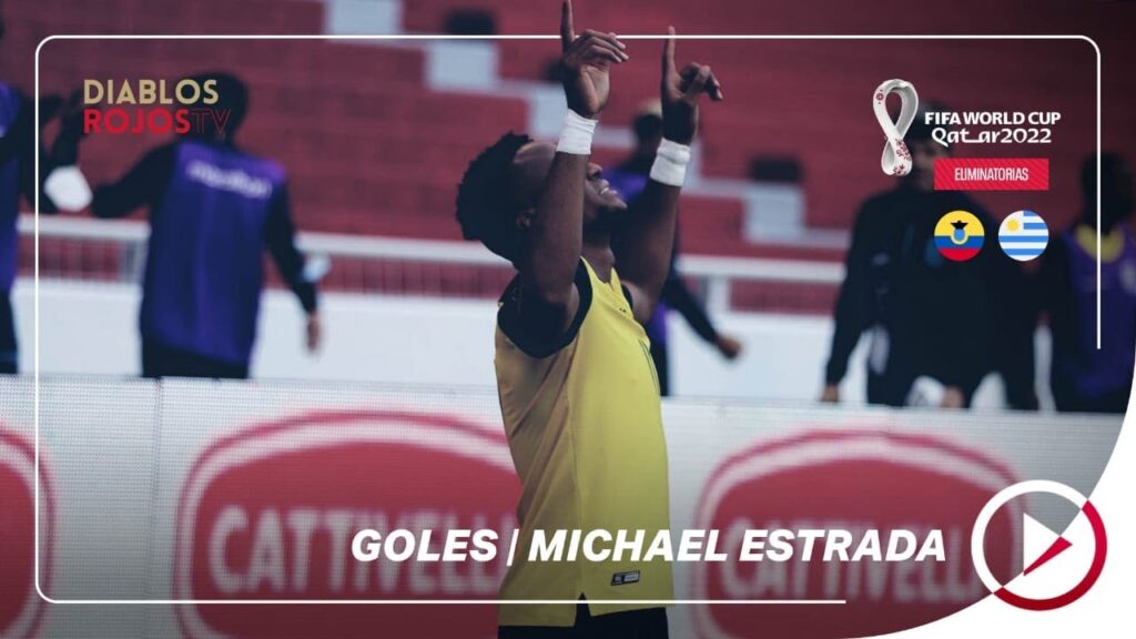 Michael Estrada le marcó un doblete a Uruguay