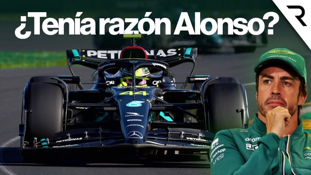 Cómo Fernando Alonso se ha burlado de las críticas de Mercedes a su propio coche de F1