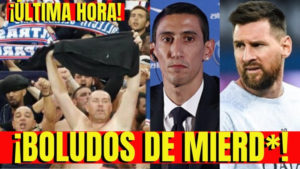 ANGEL DI MARÍA ESTALLA CONTRA ULTRAS DEL PSG que AGRED1ER0N A LIONEL MESSI en ¡PLENA CANCHA!
