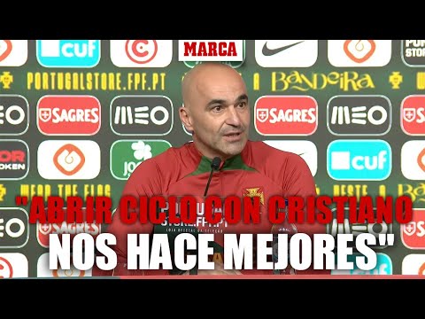 Roberto Martínez: "Un nuevo ciclo con Cristiano Ronaldo nos hace mejores"