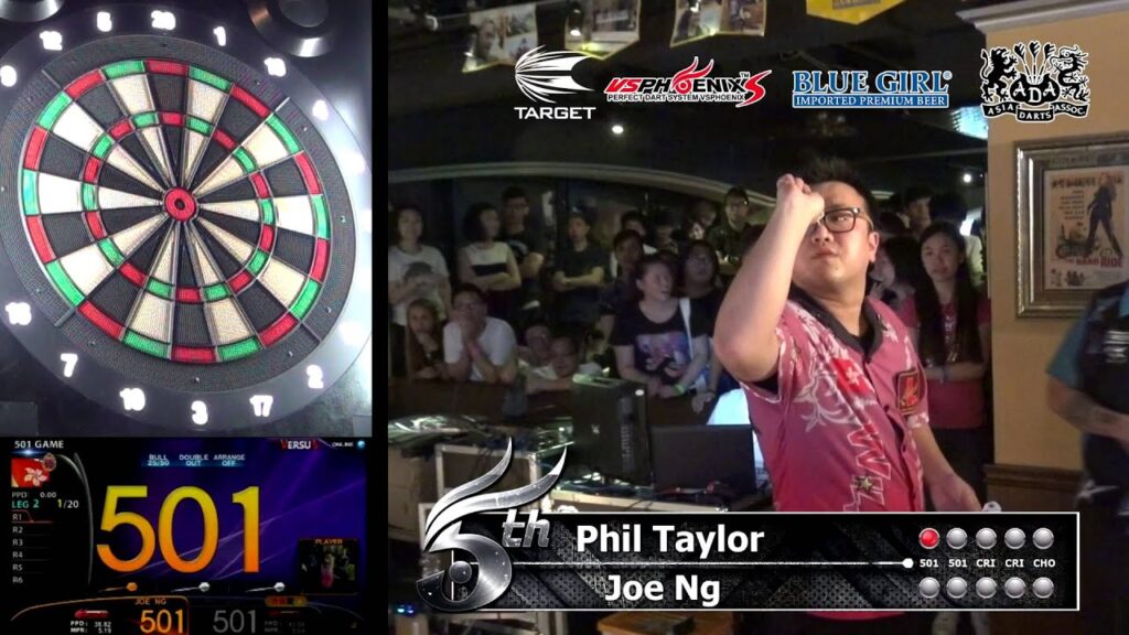 “Phil Taylor” & “Joe Ng” Phoenix HK Darts Exhibition