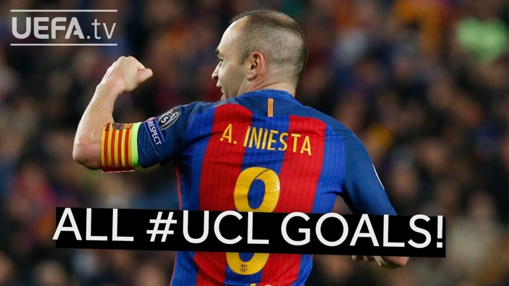 All #UCL Goals: ANDRÉS INIESTA