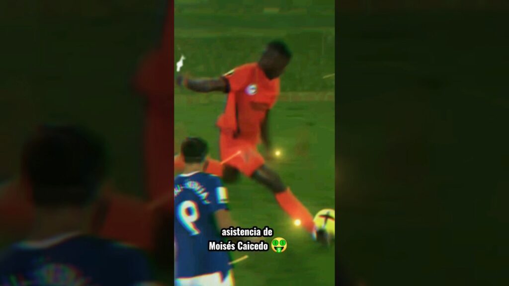 asistencia de Jeremy Sarmiento y Moisés Caicedo 🇪🇨