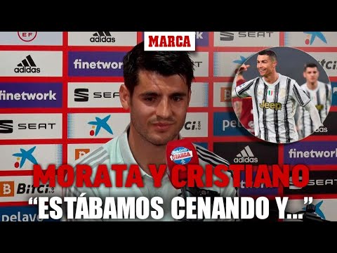 Morata y la curiosa pregunta de Cristiano: "Estábamos cenando en la Juve y nos dijo..." I MARCA
