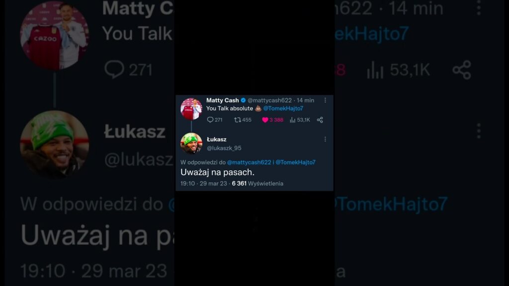 Matty Cash kontra Tomasz Hajto