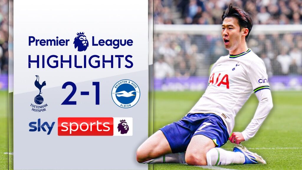 Son BREAKS record as Stellini & De Zerbi SENT OFF! | Tottenham 2-1 Brighton | EPL highlights