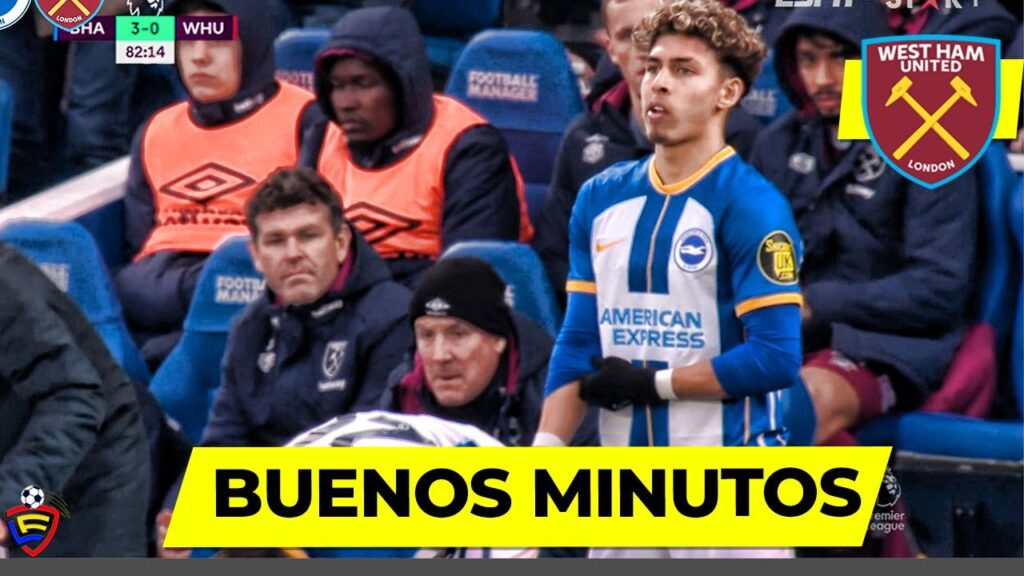 Jeremy Sarmiento vs West Ham: Resumen Individual  |  Buenos minutos | Brighton 4-0 West Ham.